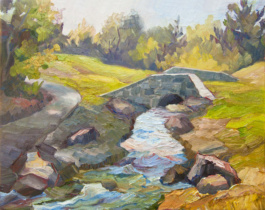 Image of painting Rood Park Bridge